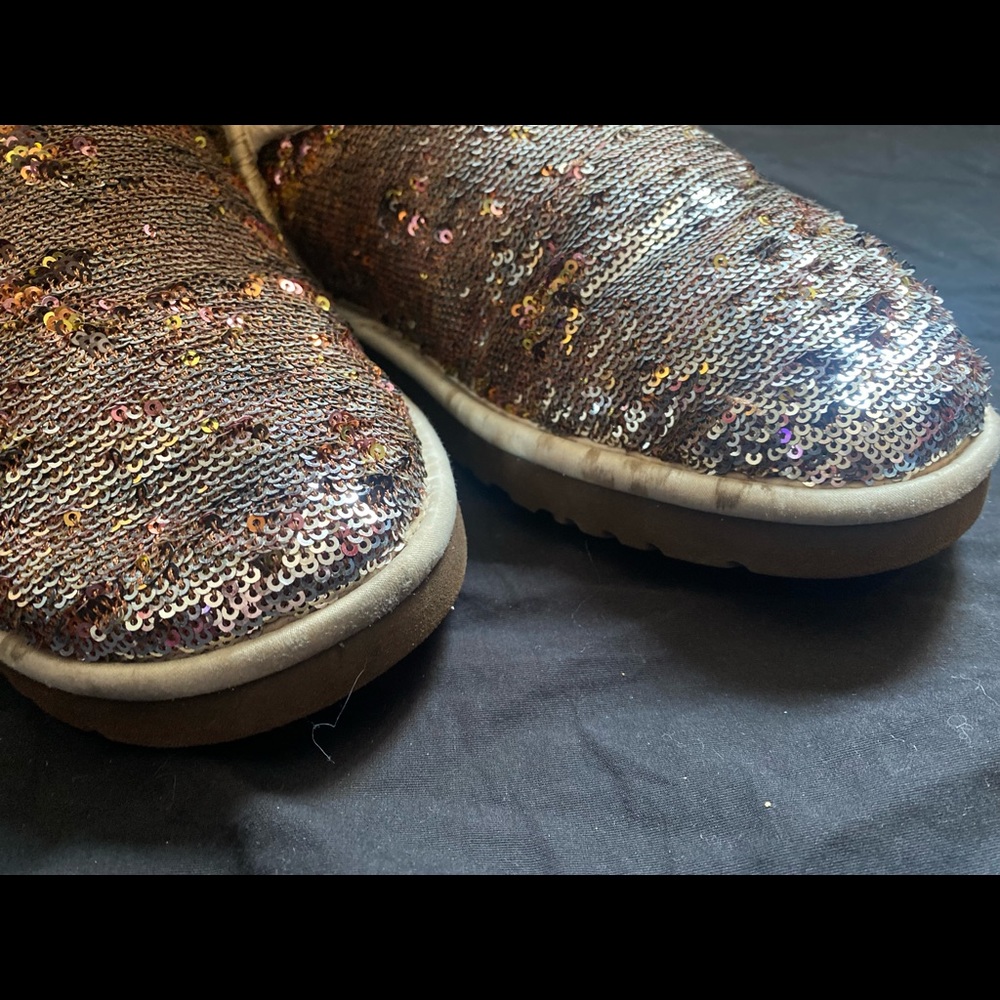 UGG Black Sequined Boots - Picture 7 of 8